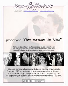 Propozycja "One moment in time"